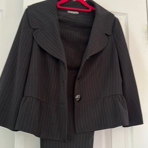 Women Pin Stripe Pants Suite